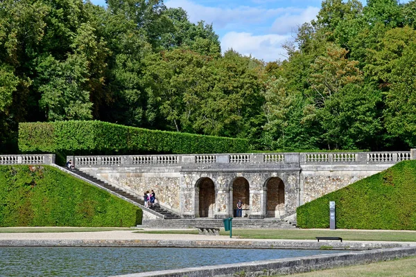 Vaux Vicomte França Agosto 2020 Parque Histórico Castelo — Fotografia de Stock