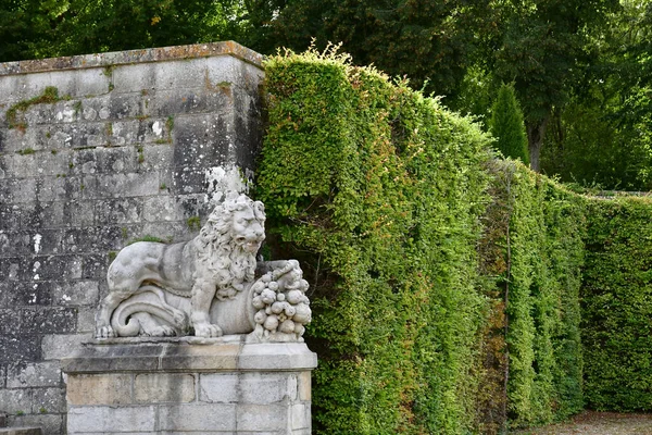 Vaux Vicomte France August 2020 Historical Castle Park — 图库照片