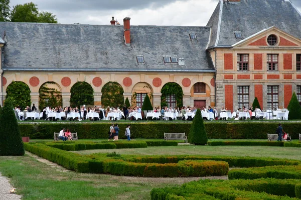 Vaux Vicomte França Agosto 2020 Castelo Histórico Construído Por Nicolas — Fotografia de Stock