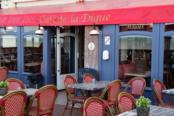 Cabourg Francia Octubre 2020 Café Cerca Playa —  Fotos de Stock