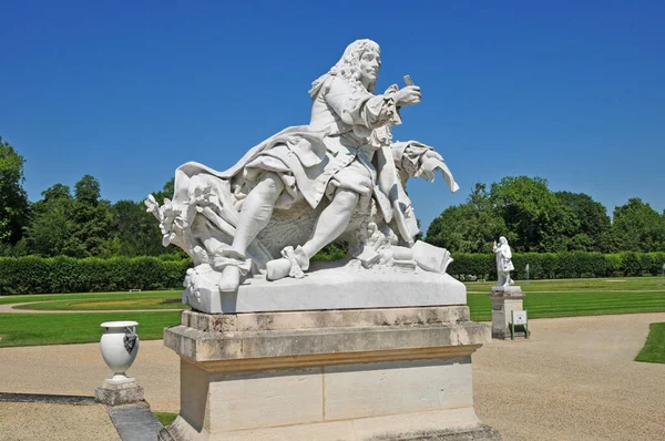 Chantilly Frankrijk April 2017 Het Schilderachtige Kasteelpark — Stockfoto