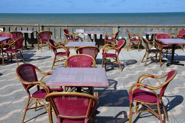 Cabourg Francia Octubre 2020 Bar Detrás Del Grand Hotel —  Fotos de Stock