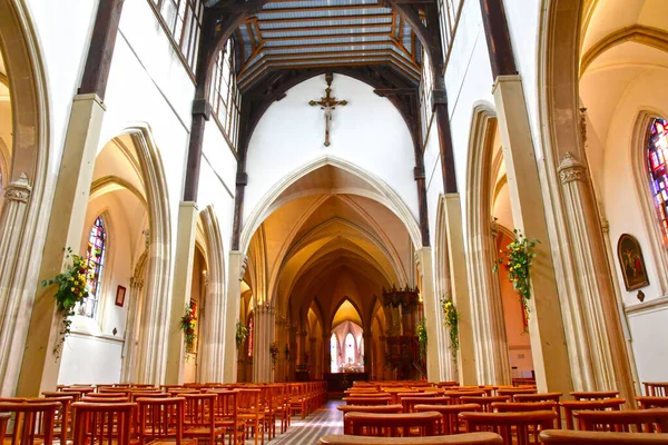 Cabourg Frankrike Oktober 2020 Sankt Michels Kyrka — Stockfoto