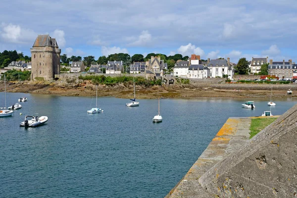 Saint Malo France September 2020 Port Solidor Tower Picturesque Saint — Stock Photo, Image