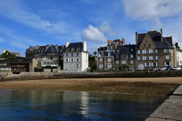 Saint Malo Fransa Eylül 2020 Resimli Saint Servan Bölgesi Limanı — Stok fotoğraf