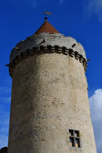 Blandy Les Tours Frankreich August 2020 Das Historische Schloss Aus — Stockfoto