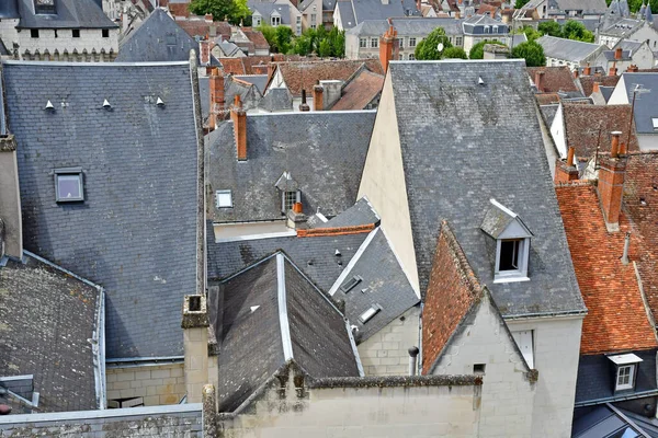 Loches Francia Julio 2020 Pintoresca Ciudad — Foto de Stock