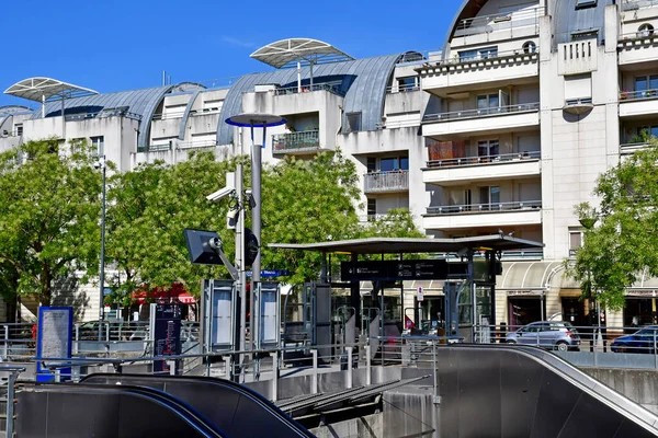 Cergy Frankrike Augusti 2020 Distriktet Hauts Cergy — Stockfoto