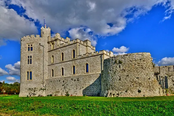 Hardelot Plage Francia Aprile 2017 Castello Costruito Nel Xii Secolo — Foto Stock