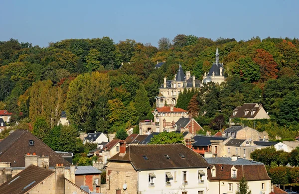 Pierrefonds Frankrijk April 2017 Pittoreske Stad — Stockfoto