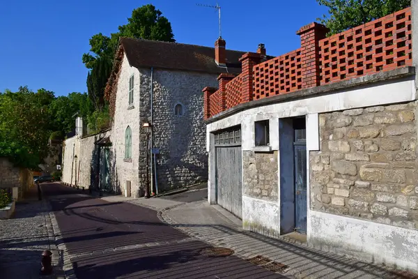 Villennes Sur Seine France July 2020 Picturesque Village Summer — 图库照片