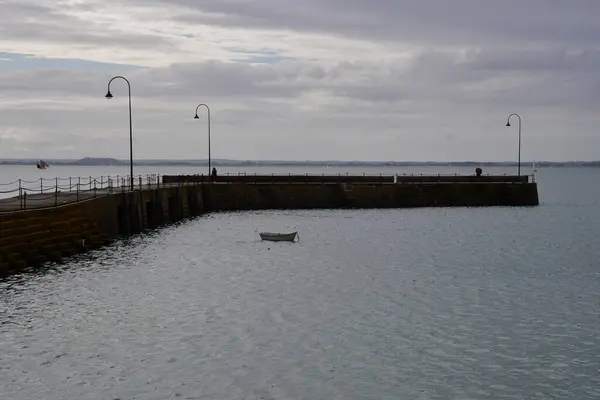 Cancale Francja Wrzesień 2020 Malowniczy Port — Zdjęcie stockowe