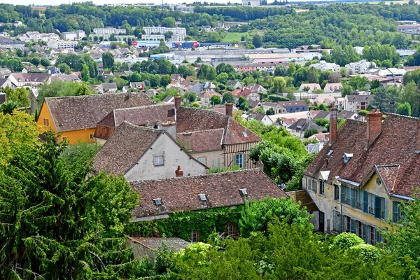 Provins Frankrike Augusti 2020 Den Pittoreska Staden Sommaren — Stockfoto