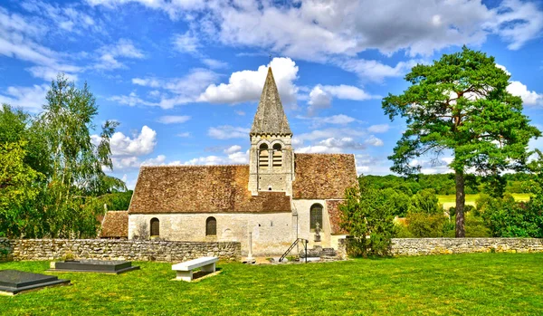 Reilly France April 2017 Saint Aubin Church — стокове фото