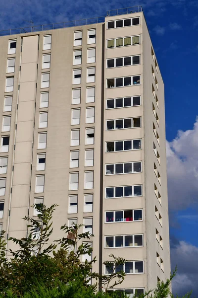 Melun França Agosto 2020 Bloco Apartamentos — Fotografia de Stock