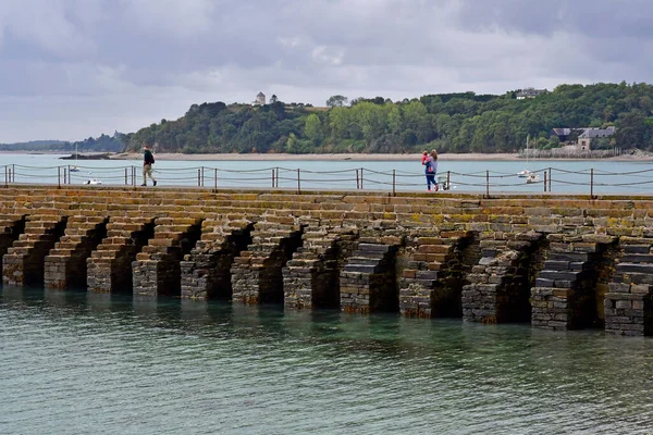 Cancale Francia Settembre 2020 Pittoresco Porto — Foto Stock