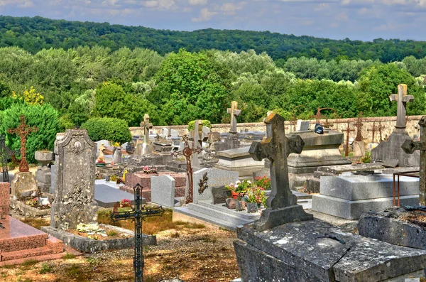 Delincourt Fransa Nisan 2017 Mezarlık — Stok fotoğraf