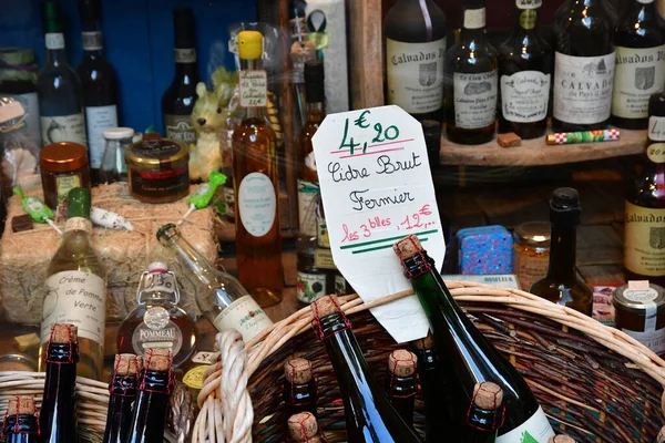 Honfleur Frankreich August 2020 Weinhändler — Stockfoto