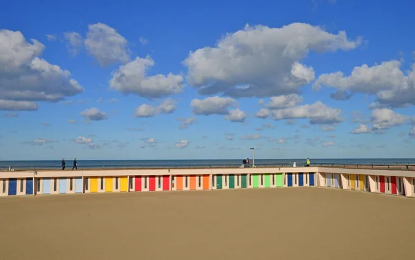 Touquet França Abril 2017 Beira Mar — Fotografia de Stock