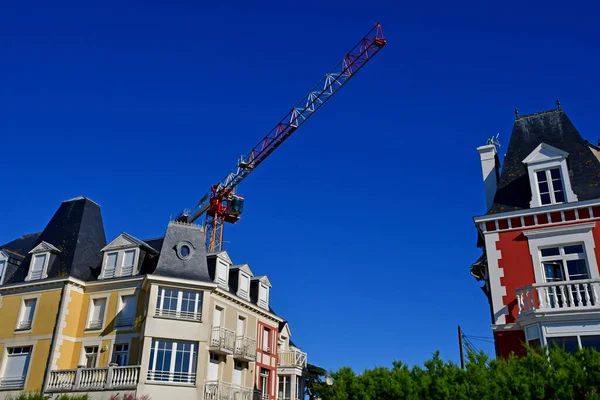 Saint Malo Francia Septiembre 2020 Distrito Playa Sillon — Foto de Stock