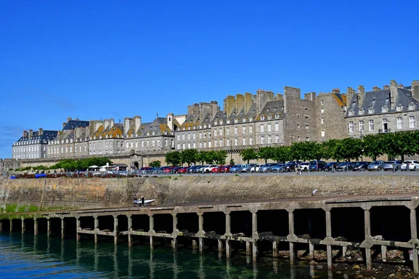 Saint Malo França Setembro 2020 Cidade Murada — Fotografia de Stock
