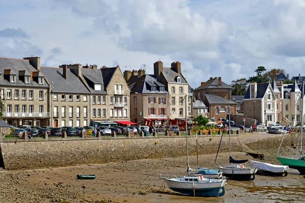 Saint Malo Frankreich September 2020 Hafen Des Malerischen Viertels Saint — Stockfoto