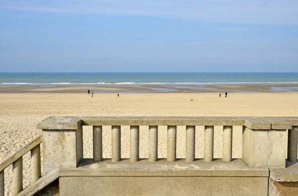 Cucq Stella Plage Frankreich April 2017 Der Strand — Stockfoto