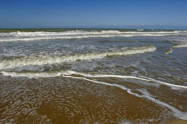 Cucq Stella Plage Francie Duben 2017 Pláž — Stock fotografie