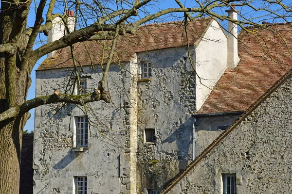 Saint Cyr Ecole Francia Febbraio 2021 Les Fermes Gally Una — Foto Stock