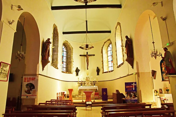 Gaillon Frankreich März 2021 Die Kirche Saint Ouen — Stockfoto