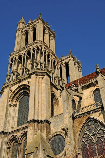 Mantes France Avril 2017 Collégiale Construite Xiiie Siècle — Photo