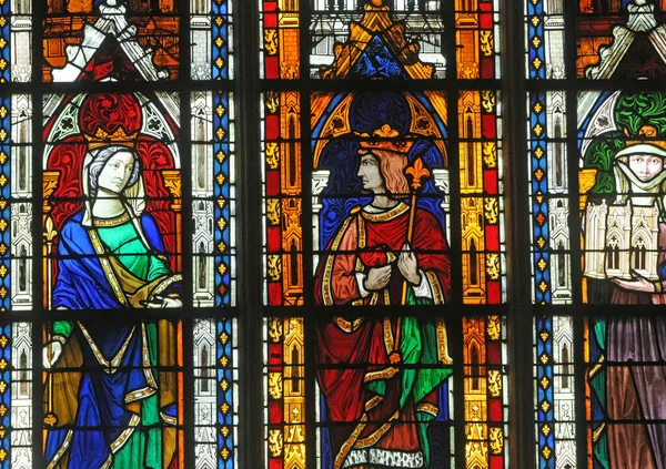 Mantes Francia Abril 2017 Iglesia Colegiata Construida Siglo Xiii — Foto de Stock