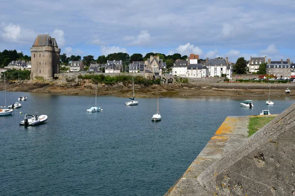 Saint Malo Frankrike September 2020 Hamnen Och Solidor Tornet Den — Stockfoto