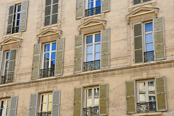 Versailles France February 2021 Apartment Block City Centre — Stock Photo, Image