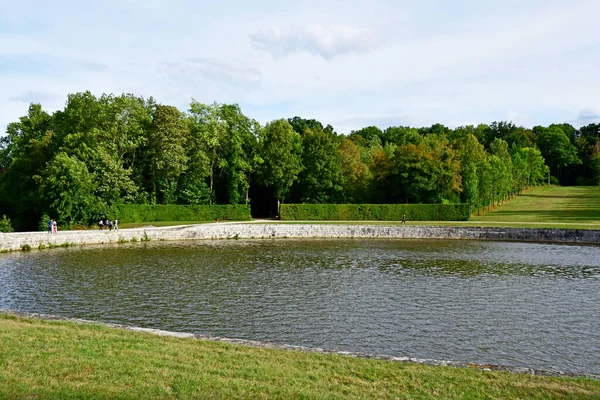 Vaux Vicomte France August 2020 Historical Castle Park — 图库照片