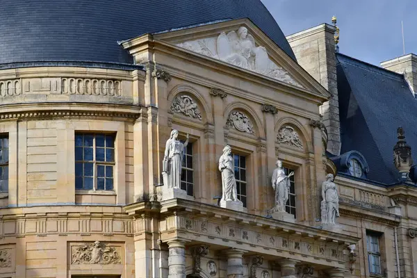 Vaux Vicomte France August 2020 Historical Castle Built Nicolas Fouquet — 图库照片