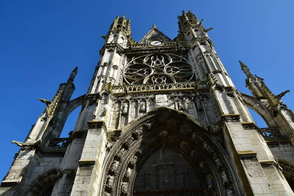 Vernon France March 2021 Notre Dame Collegiate Church — Stock Photo, Image