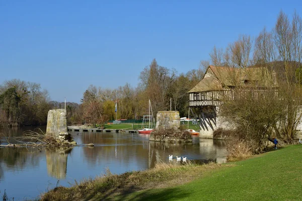 Vernon France Mars 2021 Ancien Moulin — Photo