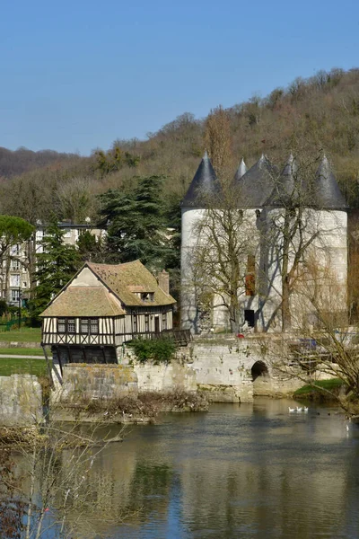 Vernon France Mars 2021 Ancien Moulin Château Des Tourelles — Photo