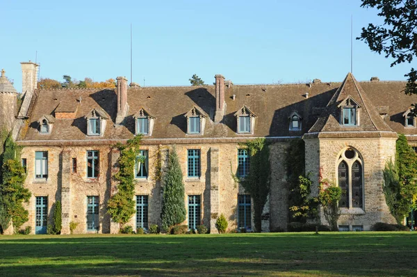 Cernay Ville France April 2017 Les Vaux Cernay Abbey — стоковое фото