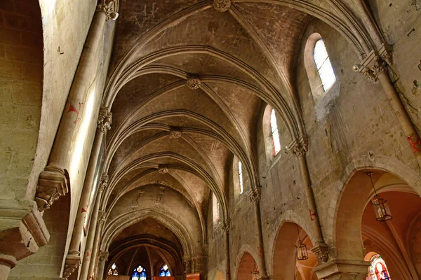 Herblay Sur Seine Frankrike Februari 2021 Sankt Martins Kyrka — Stockfoto