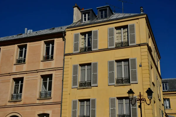 Versalhes França Fevereiro 2021 Bloco Apartamentos Centro Cidade — Fotografia de Stock