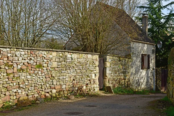 Dit Joli Village フランス 2021年2月21日 村の中心部 — ストック写真