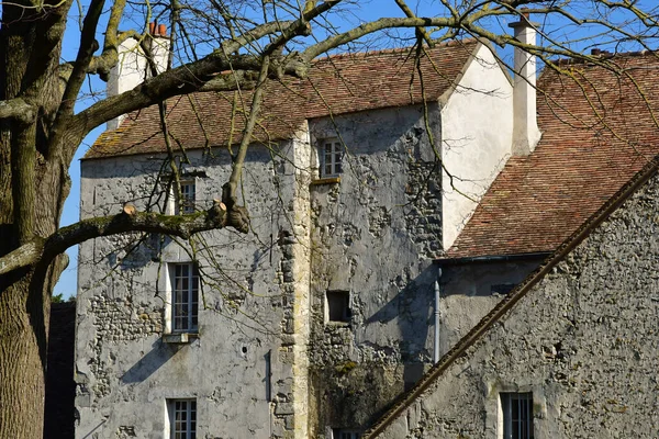 Saint Cyr Ecole France February 2021 Les Fermes Gally Old — Stock Photo, Image