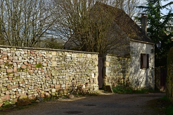 Dit Joli Village Francia Febbraio 2021 Centro Del Paese — Foto Stock