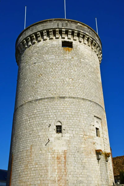 Vernon Frankrijk Maart 2021 Archieftoren Kantelen Kunsttuin — Stockfoto