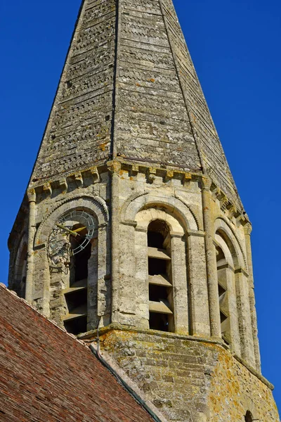 Feucherolles Frankreich März 2021 Die Kirche Sainte Genevieve — Stockfoto