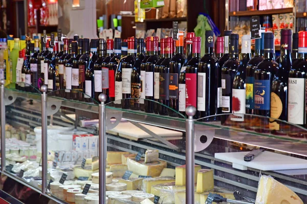 Versalhes França Fevereiro 2021 Comida Italiana Mercado — Fotografia de Stock