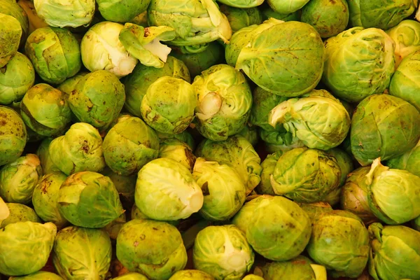 Conflans Sainte Honorine France February 2021 Brussels Sprouts Sunday Market — Stock Photo, Image