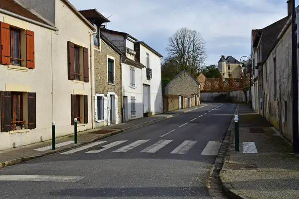 Arthies Frankreich Februar 2021 Das Malerische Dorf — Stockfoto